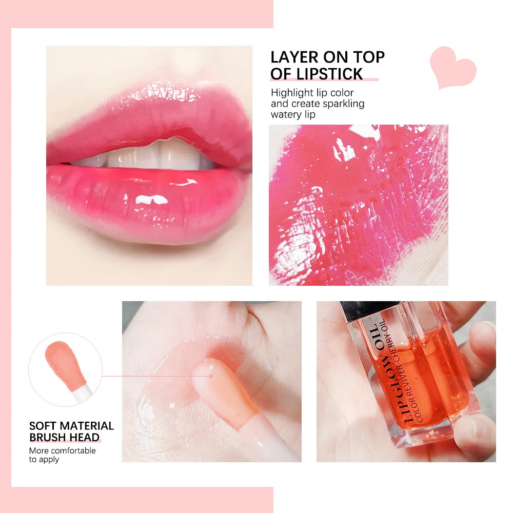 Moisturizing Lip Balm Original Lip Oil Gloss Care of the Lips Benetitnt for Lips Plumping Exfoliating Pink Plumping Gloss Oil